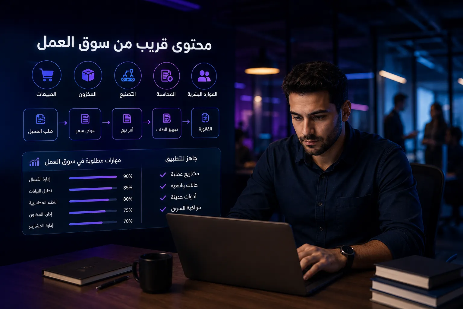 محتوى قريب من سوق العمل